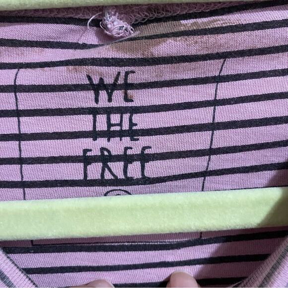 Free People Orchid Be Free Striped Tunic Sz S - Picture 7 of 16